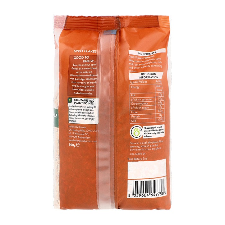 Holland & Barrett Spelt Flakes 500g